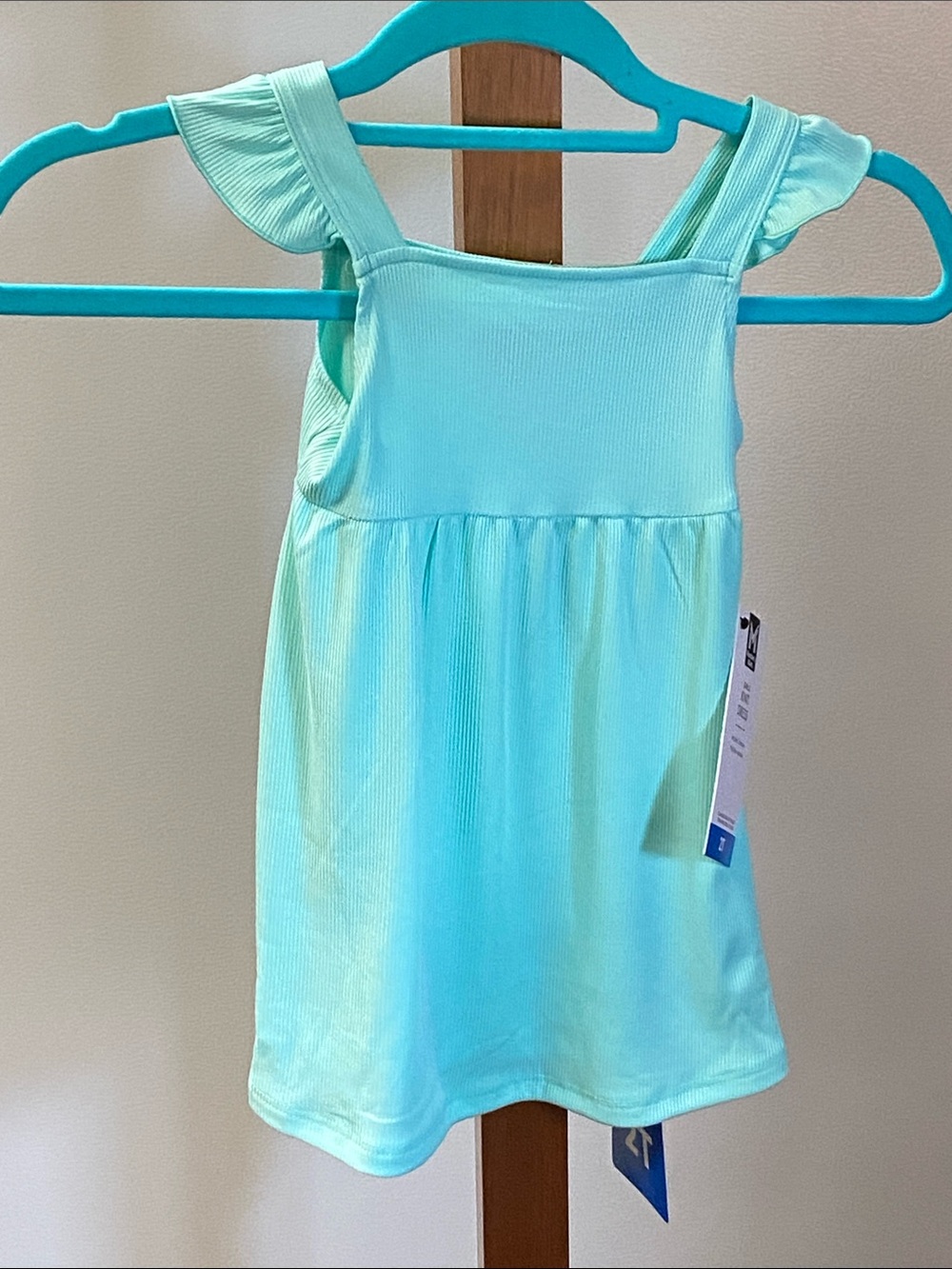 Girls' Casual Tank Dress - Mint Green